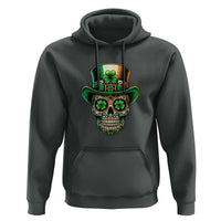 San Patties Irish Sugar Skull Hoodie St Patricks Day Of The Dead