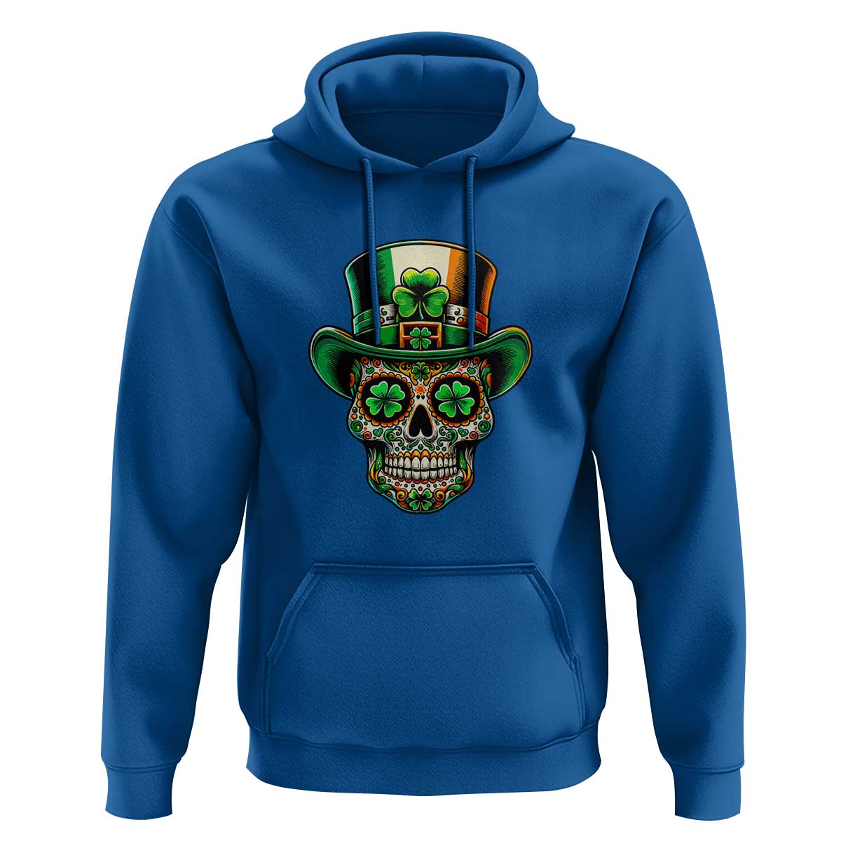 San Patties Irish Sugar Skull Hoodie St Patricks Day Of The Dead