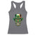 San Patties Irish Sugar Skull Racerback Tank Top St Patricks Day Of The Dead