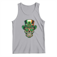San Patties Irish Sugar Skull Tank Top St Patricks Day Of The Dead