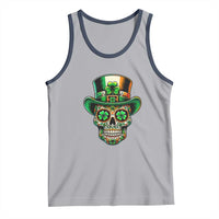 San Patties Irish Sugar Skull Tank Top St Patricks Day Of The Dead