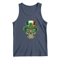 San Patties Irish Sugar Skull Tank Top St Patricks Day Of The Dead