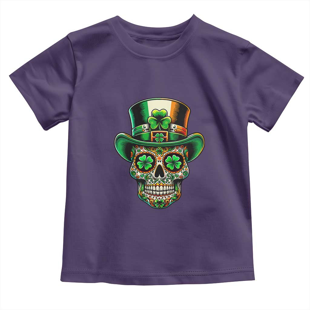 San Patties Irish Sugar Skull Toddler T Shirt St Patricks Day Of The Dead