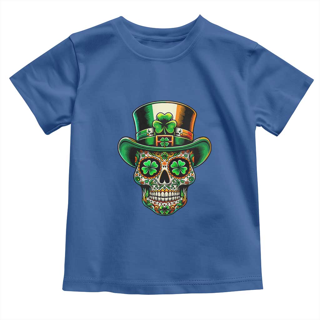 San Patties Irish Sugar Skull Toddler T Shirt St Patricks Day Of The Dead
