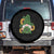 St Patrick's Day Cute Gnomes Spare Tire Cover Holding Shamrock Sunflower