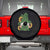 St Patrick's Day Cute Gnomes Spare Tire Cover Holding Shamrock Sunflower