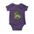 St Patrick's Day Cute Gnomes Baby Onesie Holding Shamrock Sunflower