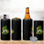 St Patrick's Day Cute Gnomes 4 in 1 Can Cooler Tumbler Holding Shamrock Sunflower