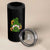 St Patrick's Day Cute Gnomes 4 in 1 Can Cooler Tumbler Holding Shamrock Sunflower