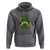 St Patrick's Day Cute Gnomes Hoodie Holding Shamrock Sunflower