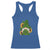 St Patrick's Day Cute Gnomes Racerback Tank Top Holding Shamrock Sunflower