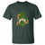 St Patrick's Day Cute Gnomes T Shirt Holding Shamrock Sunflower