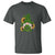St Patrick's Day Cute Gnomes T Shirt Holding Shamrock Sunflower