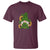 St Patrick's Day Cute Gnomes T Shirt Holding Shamrock Sunflower