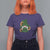 St Patrick's Day Cute Gnomes T Shirt For Women Holding Shamrock Sunflower