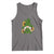 St Patrick's Day Cute Gnomes Tank Top Holding Shamrock Sunflower