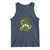 St Patrick's Day Cute Gnomes Tank Top Holding Shamrock Sunflower