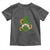 St Patrick's Day Cute Gnomes Toddler T Shirt Holding Shamrock Sunflower