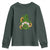 St Patrick's Day Cute Gnomes Youth Sweatshirt Holding Shamrock Sunflower