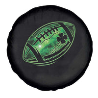 Lucky Shamrock Football Spare Tire Cover Irish Clover St Patricks Day Sport Lover