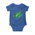 Lucky Shamrock Football Baby Onesie Irish Clover St Patricks Day Sport Lover