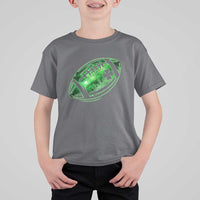 Lucky Shamrock Football T Shirt For Kid Irish Clover St Patricks Day Sport Lover