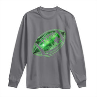 Lucky Shamrock Football Long Sleeve Shirt Irish Clover St Patricks Day Sport Lover