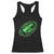 Lucky Shamrock Football Racerback Tank Top Irish Clover St Patricks Day Sport Lover
