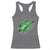 Lucky Shamrock Football Racerback Tank Top Irish Clover St Patricks Day Sport Lover