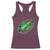 Lucky Shamrock Football Racerback Tank Top Irish Clover St Patricks Day Sport Lover