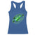 Lucky Shamrock Football Racerback Tank Top Irish Clover St Patricks Day Sport Lover