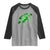 Lucky Shamrock Football Raglan Shirt Irish Clover St Patricks Day Sport Lover