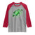 Lucky Shamrock Football Raglan Shirt Irish Clover St Patricks Day Sport Lover