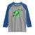 Lucky Shamrock Football Raglan Shirt Irish Clover St Patricks Day Sport Lover