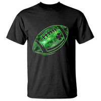 Lucky Shamrock Football T Shirt Irish Clover St Patricks Day Sport Lover