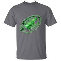 Lucky Shamrock Football T Shirt Irish Clover St Patricks Day Sport Lover
