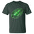 Lucky Shamrock Football T Shirt Irish Clover St Patricks Day Sport Lover