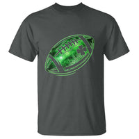 Lucky Shamrock Football T Shirt Irish Clover St Patricks Day Sport Lover