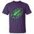 Lucky Shamrock Football T Shirt Irish Clover St Patricks Day Sport Lover