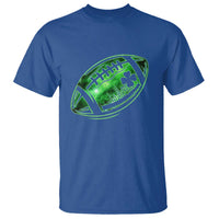 Lucky Shamrock Football T Shirt Irish Clover St Patricks Day Sport Lover