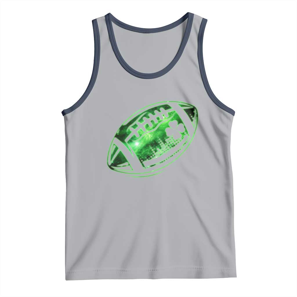 Lucky Shamrock Football Tank Top Irish Clover St Patricks Day Sport Lover