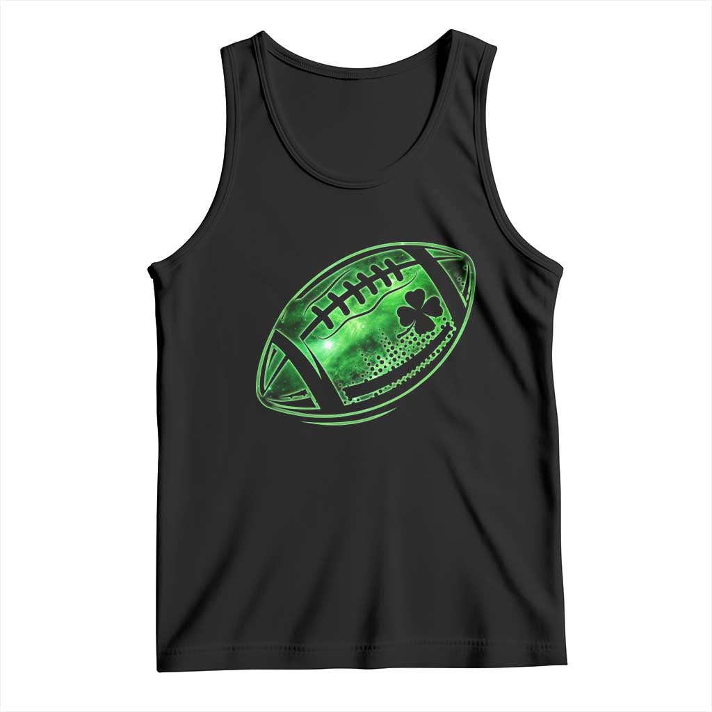 Lucky Shamrock Football Tank Top Irish Clover St Patricks Day Sport Lover
