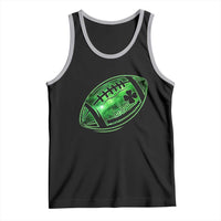 Lucky Shamrock Football Tank Top Irish Clover St Patricks Day Sport Lover