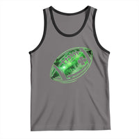 Lucky Shamrock Football Tank Top Irish Clover St Patricks Day Sport Lover