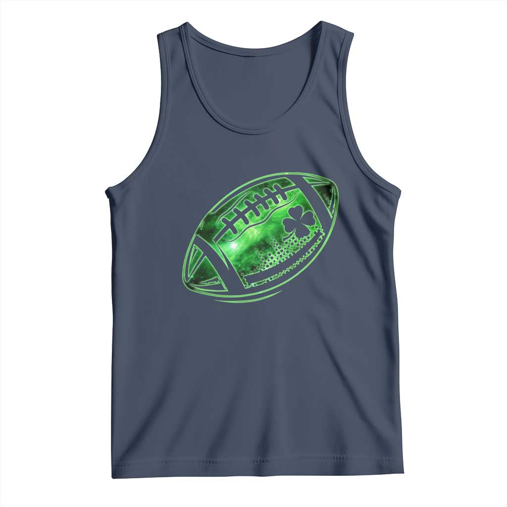 Lucky Shamrock Football Tank Top Irish Clover St Patricks Day Sport Lover