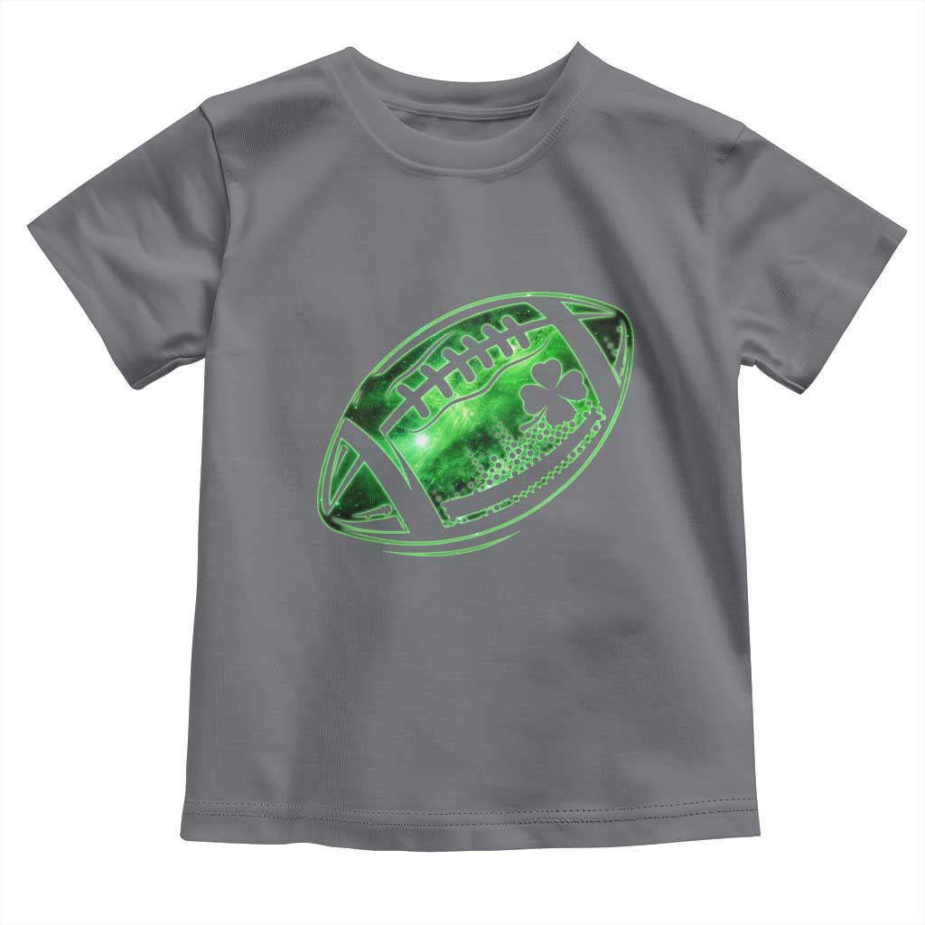 Lucky Shamrock Football Toddler T Shirt Irish Clover St Patricks Day Sport Lover