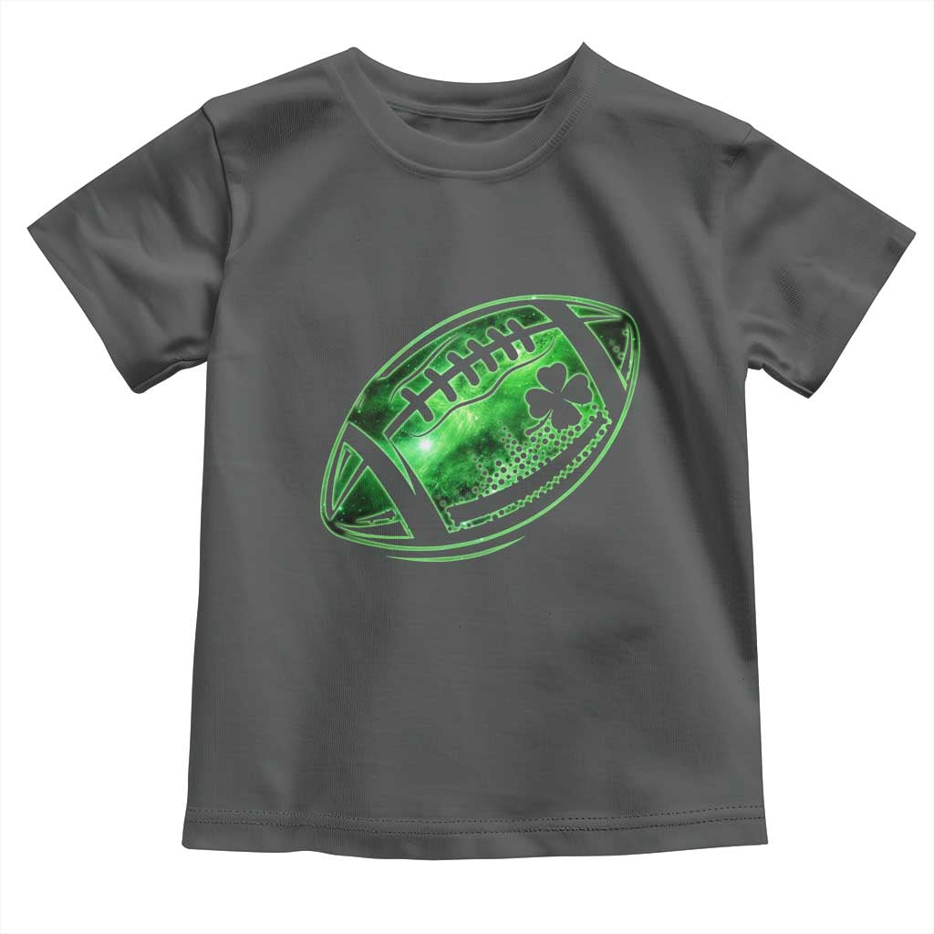 Lucky Shamrock Football Toddler T Shirt Irish Clover St Patricks Day Sport Lover