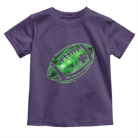 Lucky Shamrock Football Toddler T Shirt Irish Clover St Patricks Day Sport Lover