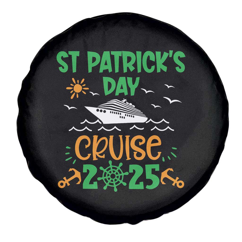 St Patricks Day Cruise Squad 2025 Matching Family Spare Tire Cover