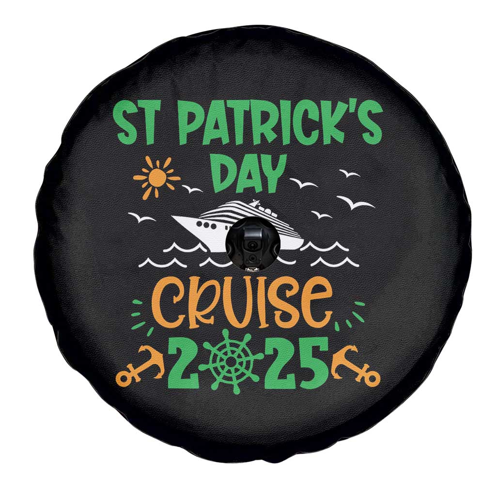 St Patricks Day Cruise Squad 2025 Matching Family Spare Tire Cover